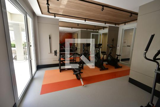 Área comum - Academia de kitnet/studio para alugar com 1 quarto, 42m² em Centro, Campinas