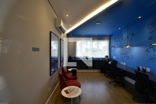 Área comum de kitnet/studio para alugar com 1 quarto, 42m² em Centro, Campinas