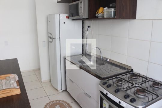 Cozinha de apartamento para alugar com 2 quartos, 53m² em Jk, Contagem