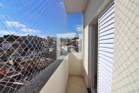 Sacada da Suíte  de apartamento para alugar com 1 quarto, 37m² em Vila Planalto, São Bernardo do Campo