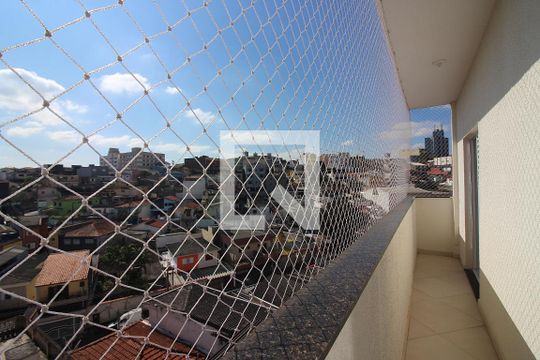 Varanda e Área de Serviço de apartamento para alugar com 1 quarto, 37m² em Vila Planalto, São Bernardo do Campo