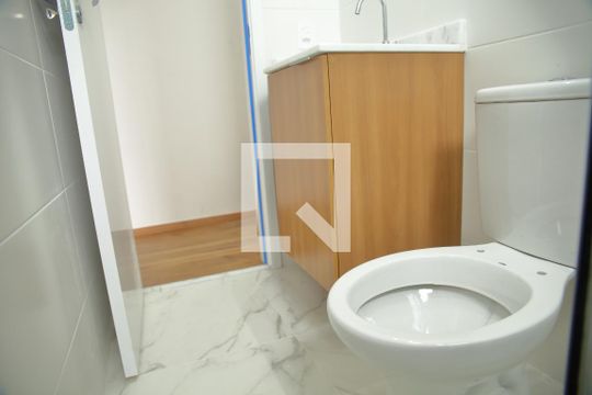 Banheiro da Suíte de apartamento à venda com 2 quartos, 54m² em Vila Dusi, São Bernardo do Campo