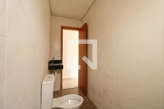 Banheiro de apartamento à venda com 2 quartos, 50m² em Nova Gerti, São Caetano do Sul