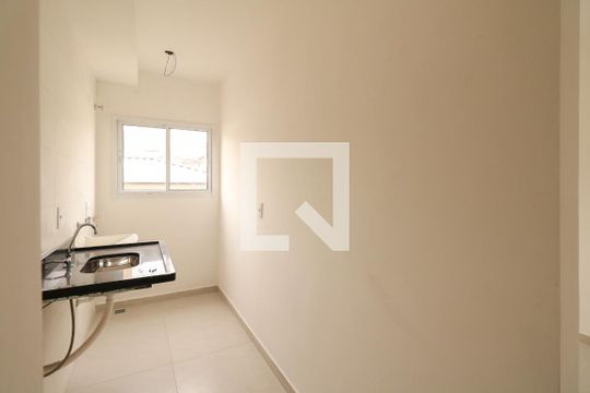 Cozinha e Área de Serviço de apartamento à venda com 2 quartos, 50m² em Nova Gerti, São Caetano do Sul