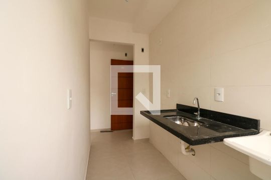 Cozinha e Área de Serviço de apartamento à venda com 2 quartos, 50m² em Nova Gerti, São Caetano do Sul