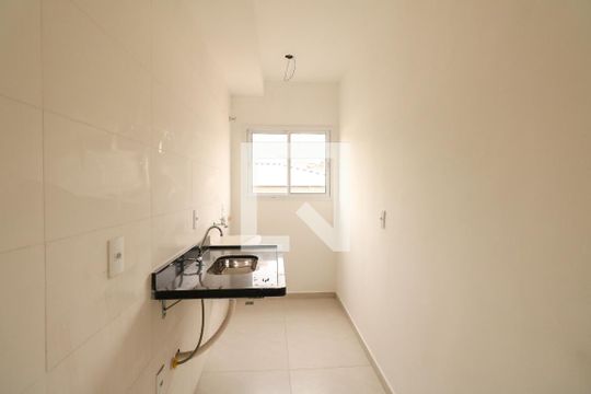 Cozinha e Área de Serviço de apartamento à venda com 2 quartos, 50m² em Nova Gerti, São Caetano do Sul