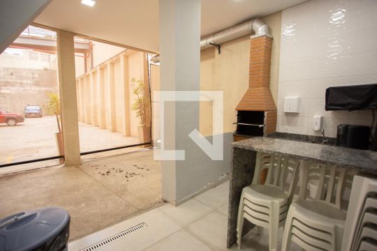 ÁREA COMUM- CHURRASQUEIRA de apartamento para alugar com 1 quarto, 75m² em Parque Anhanguera, São Paulo