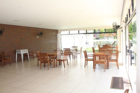 Área comum - Churrasqueira de apartamento para alugar com 2 quartos, 56m² em Granja Viana, Cotia