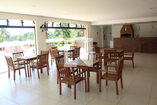 Área comum - Churrasqueira de apartamento para alugar com 2 quartos, 56m² em Granja Viana, Cotia