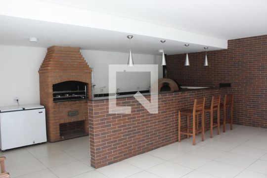 Área comum - Churrasqueira de apartamento para alugar com 2 quartos, 56m² em Granja Viana, Cotia
