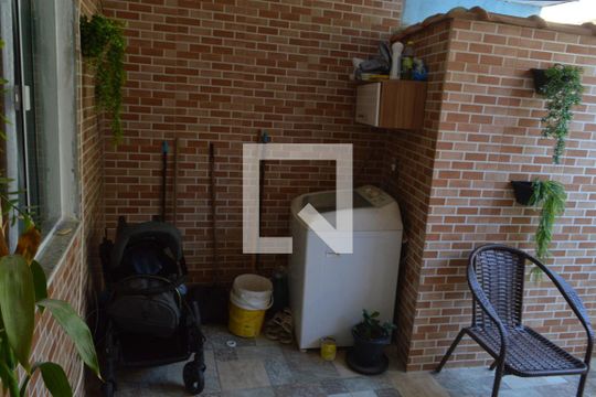 Área de Serviço de casa de condomínio à venda com 1 quarto, 200m² em Tanque, Rio de Janeiro