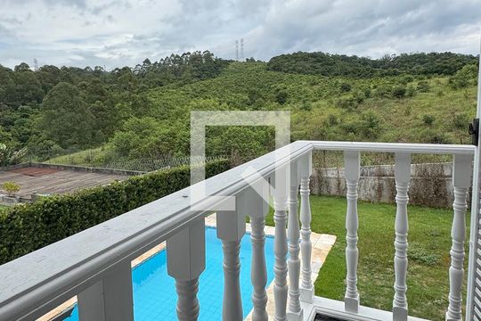 sacada da Suíte 1 de casa de condomínio à venda com 4 quartos, 250m² em Tamboré, Santana de Parnaíba