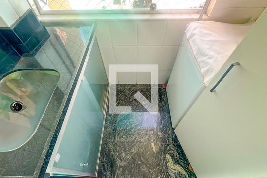 Área de Serviço de apartamento à venda com 3 quartos, 77m² em Ipiranga, Belo Horizonte
