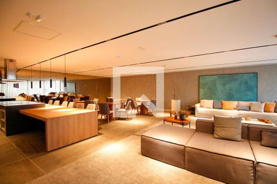 Área comum - Salão de festas de apartamento para alugar com 2 quartos, 66m² em Pinheiros, São Paulo