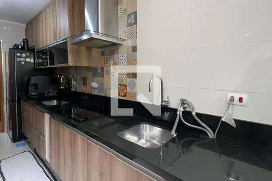 Cozinha e Área de Serviço de apartamento à venda com 2 quartos, 57m² em Chácara Belenzinho, São Paulo
