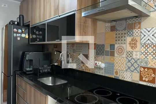 Cozinha e Área de Serviço de apartamento à venda com 2 quartos, 57m² em Chácara Belenzinho, São Paulo