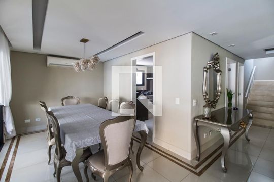 Sala de Jantar de casa de condomínio à venda com 3 quartos, 390m² em Morada das Flores (aldeia da Serra), Santana de Parnaíba