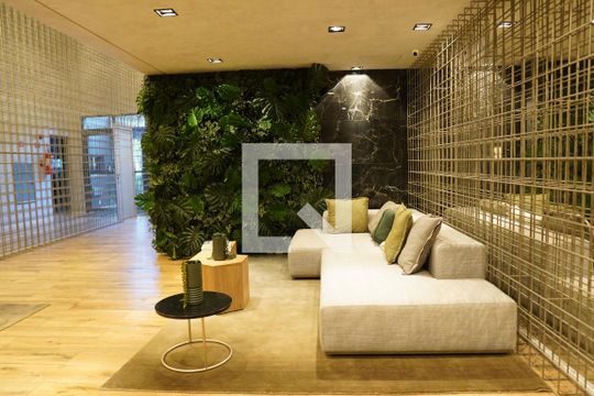 Hall de kitnet/studio para alugar com 1 quarto, 26m² em Pinheiros, São Paulo