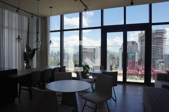 Salão de Festas de kitnet/studio para alugar com 1 quarto, 26m² em Pinheiros, São Paulo