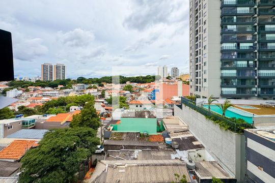 Vista de kitnet/studio para alugar com 1 quarto, 27m² em Ipiranga, São Paulo