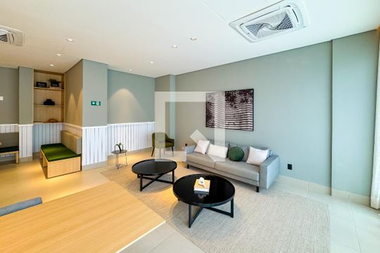 Área comum de kitnet/studio para alugar com 1 quarto, 27m² em Ipiranga, São Paulo