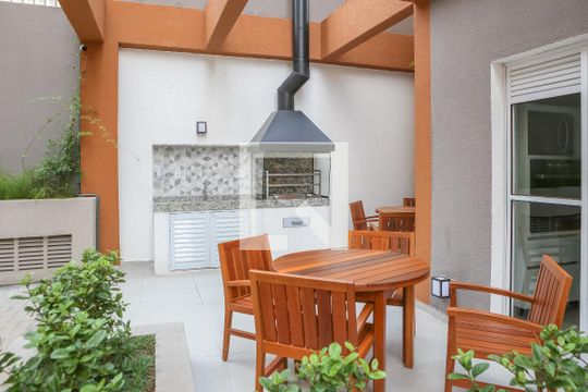 Área comum - Churrasqueira de apartamento para alugar com 1 quarto, 28m² em Santa Cecilia, São Paulo