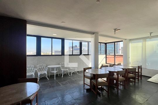 Área comum - Salão de Festas de apartamento para alugar com 1 quarto, 55m² em Jardim Paulista, São Paulo