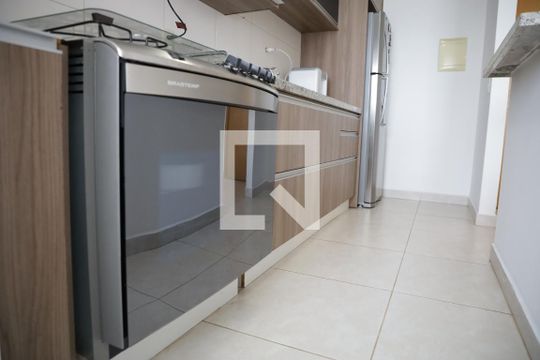 Cozinha de apartamento para alugar com 2 quartos, 60m² em Parque Amazônia, Goiânia