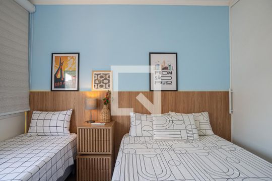 Quarto de apartamento para alugar com 1 quarto, 50m² em Bela Vista, São Paulo