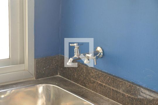 Área de Serviço de apartamento para alugar com 3 quartos, 67m² em Vila Homero Thon, Santo André