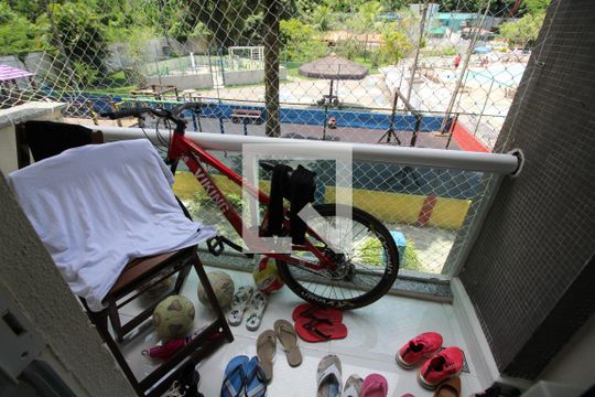 Varanda de apartamento à venda com 2 quartos, 52m² em Curicica, Rio de Janeiro