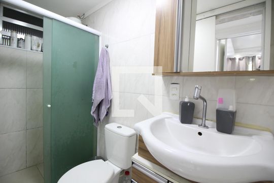 Banheiro Social de apartamento à venda com 2 quartos, 52m² em Curicica, Rio de Janeiro