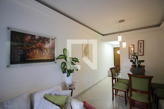 Sala de apartamento para alugar com 1 quarto, 70m² em Baeta Neves, São Bernardo do Campo