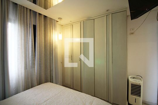 Quarto 1 - Suíte de apartamento para alugar com 1 quarto, 70m² em Baeta Neves, São Bernardo do Campo