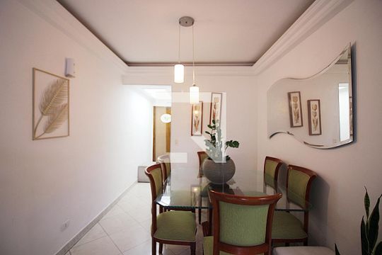 Sala de apartamento para alugar com 1 quarto, 70m² em Baeta Neves, São Bernardo do Campo