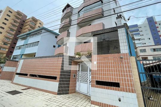 Fachada de apartamento para alugar com 1 quarto, 58m² em Vilamar, Praia Grande