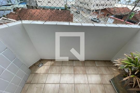 Sacada de apartamento para alugar com 1 quarto, 58m² em Vilamar, Praia Grande