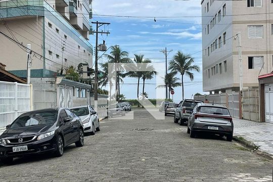Vista da Rua de apartamento para alugar com 1 quarto, 58m² em Vilamar, Praia Grande