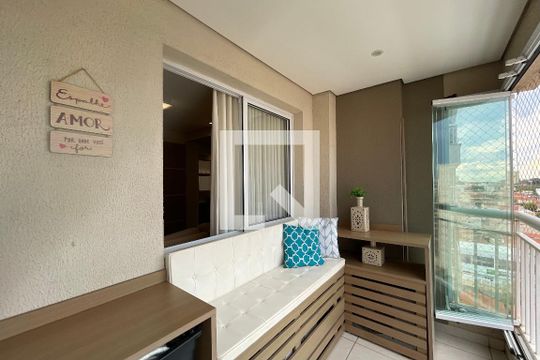 Varanda Gourmet de apartamento à venda com 2 quartos, 64m² em Vila Prost de Souza, Campinas