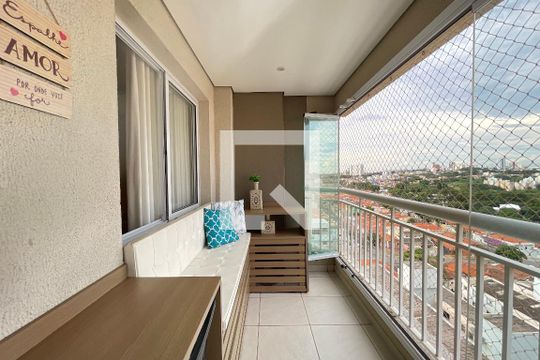 Varanda Gourmet de apartamento à venda com 2 quartos, 64m² em Vila Prost de Souza, Campinas