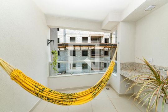 Varanda da Sala de apartamento para alugar com 2 quartos, 55m² em João Pinheiro, Belo Horizonte
