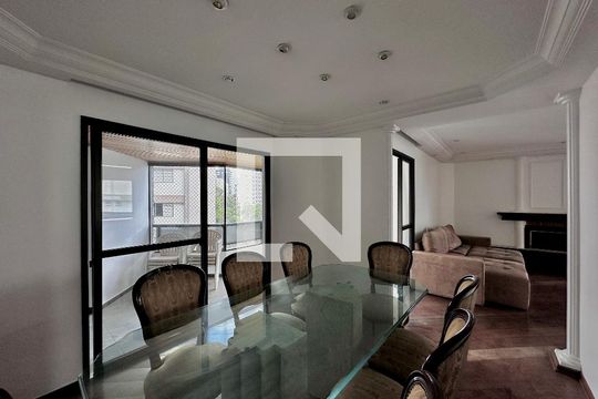 Sala de apartamento para alugar com 3 quartos, 172m² em Cidade Monções, São Paulo