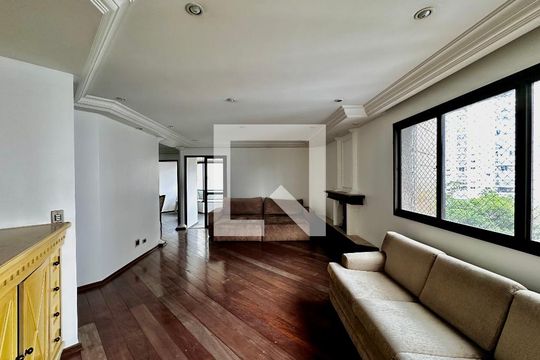 Sala de apartamento para alugar com 3 quartos, 172m² em Cidade Monções, São Paulo