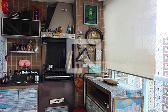 Sala Sacada de apartamento à venda com 3 quartos, 102m² em Baeta Neves, São Bernardo do Campo