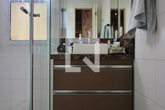 Quarto 1 - Suíte Banheiro de apartamento à venda com 3 quartos, 102m² em Baeta Neves, São Bernardo do Campo