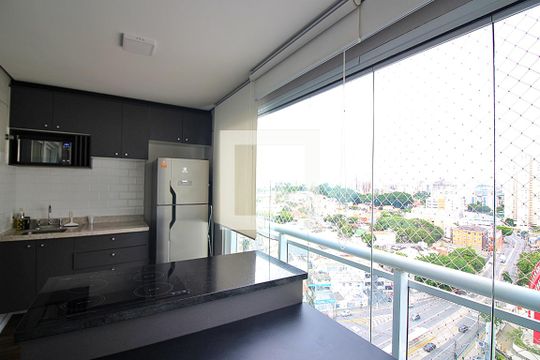 Sala Sacada de kitnet/studio para alugar com 1 quarto, 42m² em Centro, São Bernardo do Campo