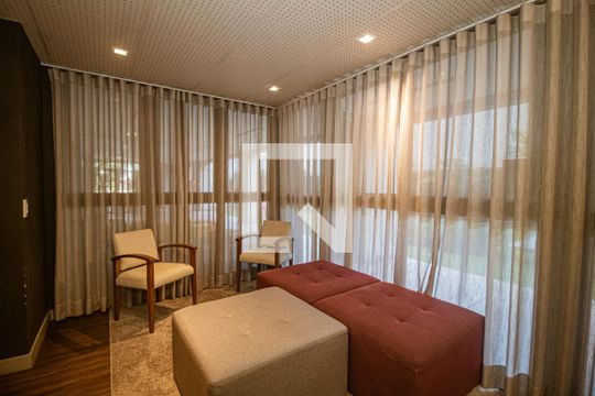 Área comum - Salão de festas de apartamento à venda com 2 quartos, 60m² em Farroupilha, Porto Alegre