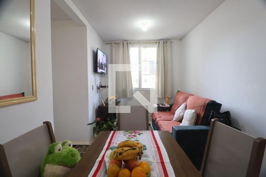 Sala  de apartamento à venda com 2 quartos, 52m² em Guajuviras, Canoas