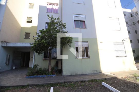 Fachada do bloco de apartamento à venda com 2 quartos, 52m² em Guajuviras, Canoas