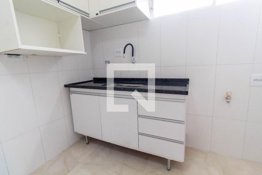 Cozinha de apartamento para alugar com 2 quartos, 48m² em Artur Alvim, São Paulo